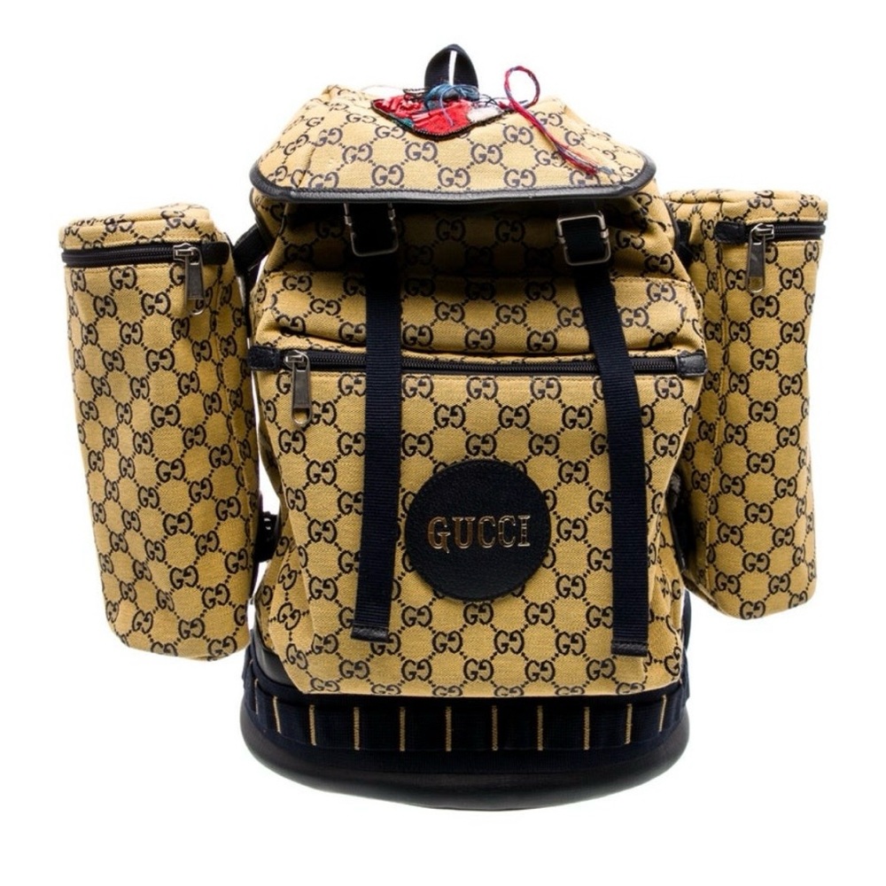 Gucci Tan and Black Backpack